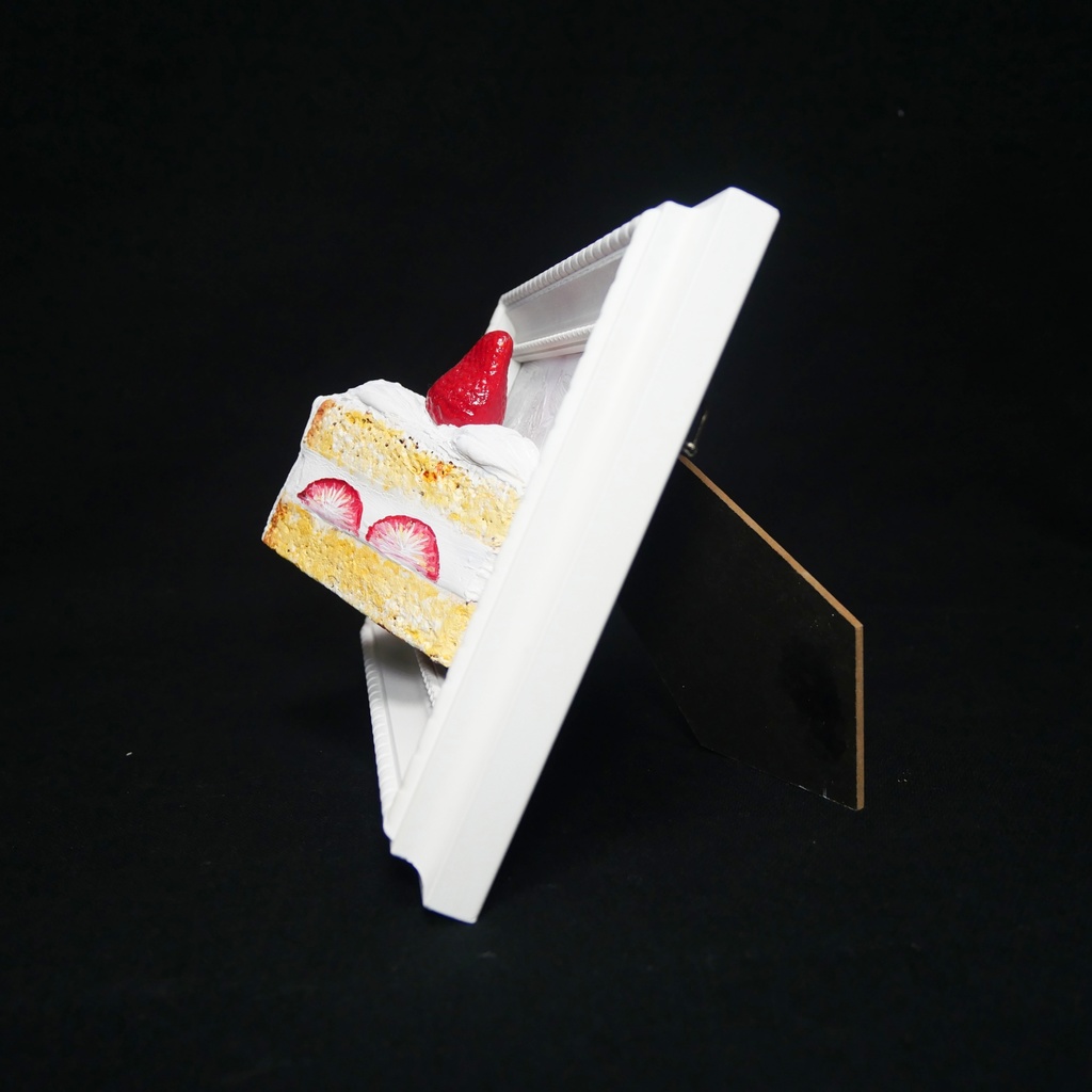 油絵 油彩 油彩画 絵 絵画 【飛び出すショートケーキ】