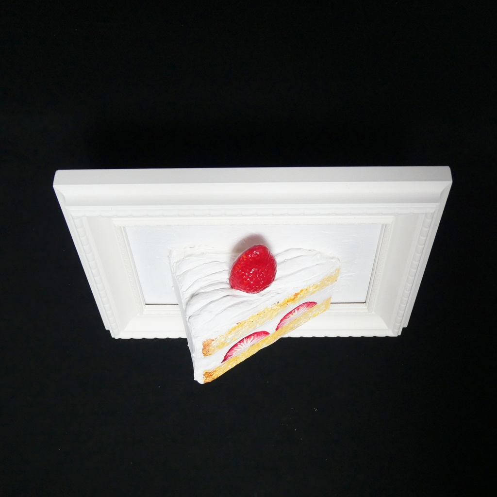 油絵 油彩 油彩画 絵 絵画 【飛び出すショートケーキ】