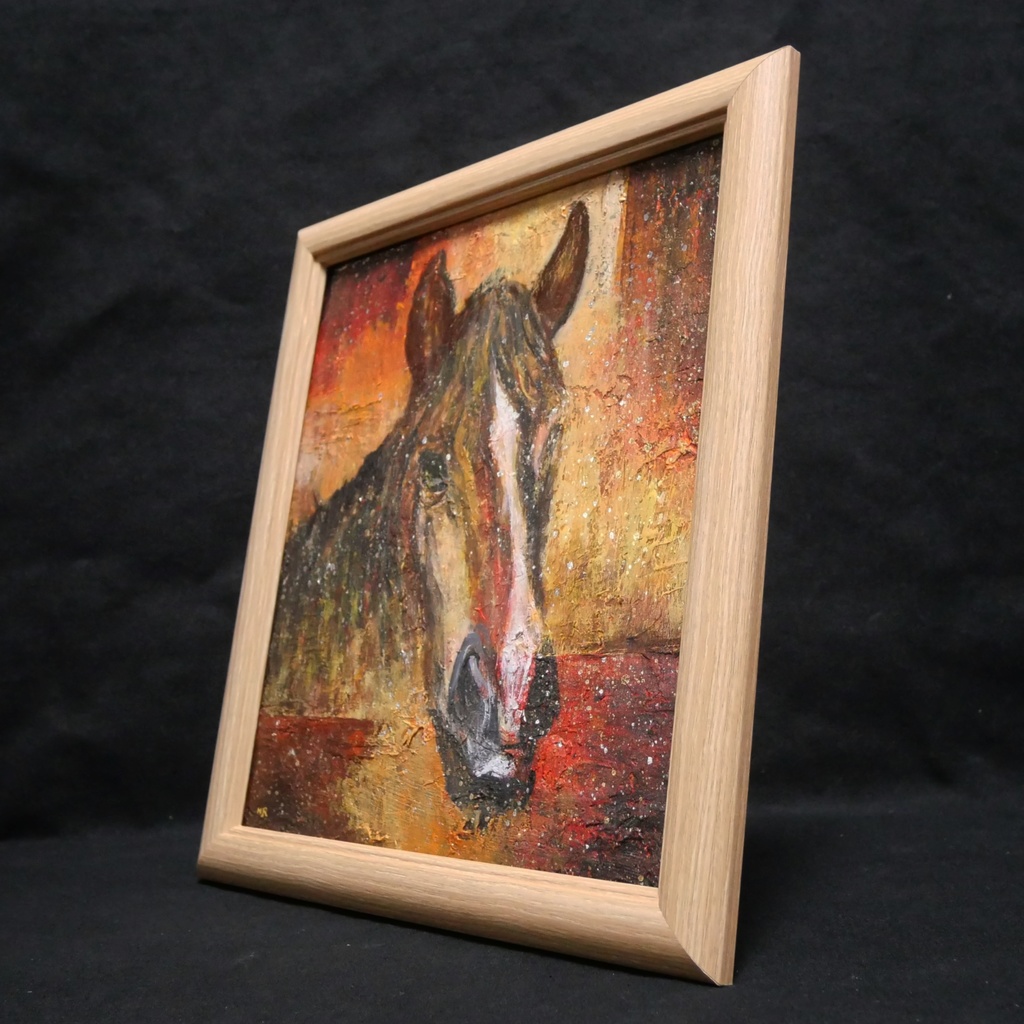 油絵 油彩 油彩画 絵 絵画 【午年】