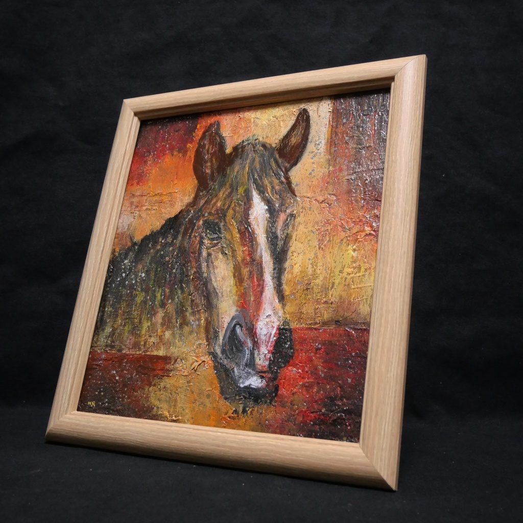 油絵 油彩 油彩画 絵 絵画 【午年】