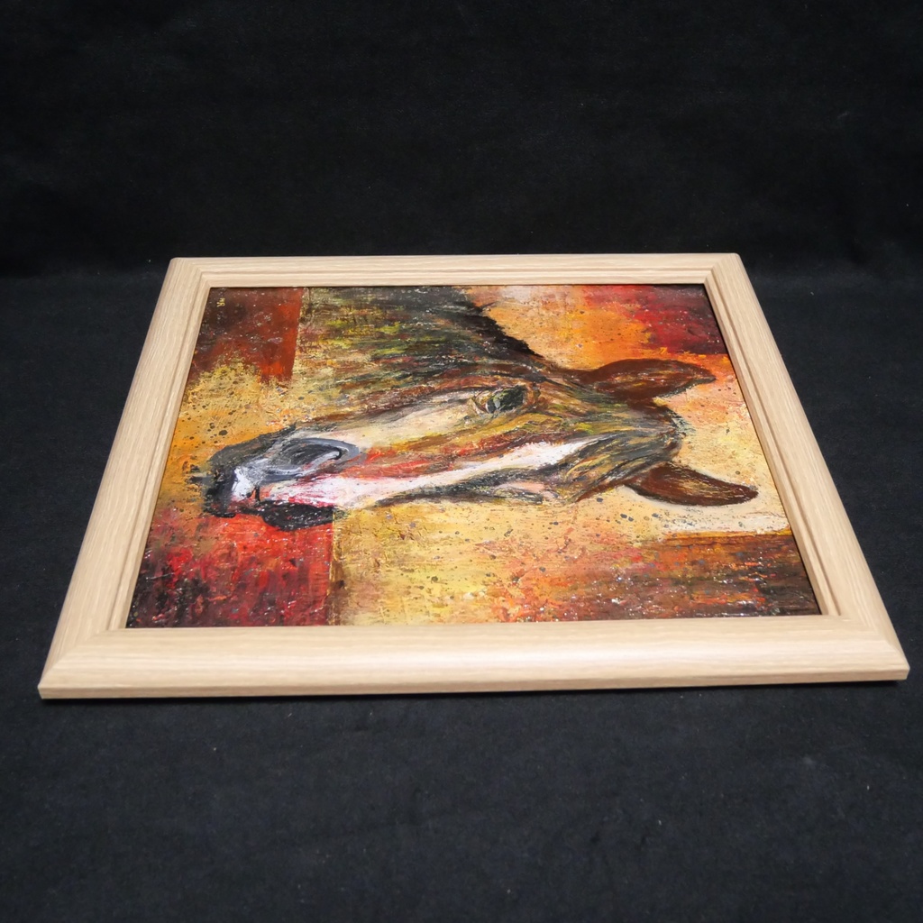 油絵 油彩 油彩画 絵 絵画 【午年】