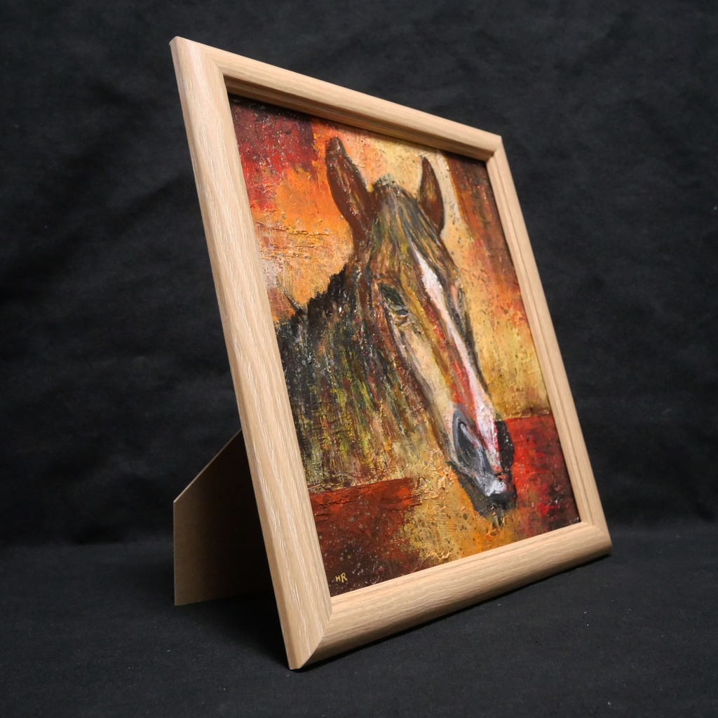 油絵 油彩 油彩画 絵 絵画 【午年】