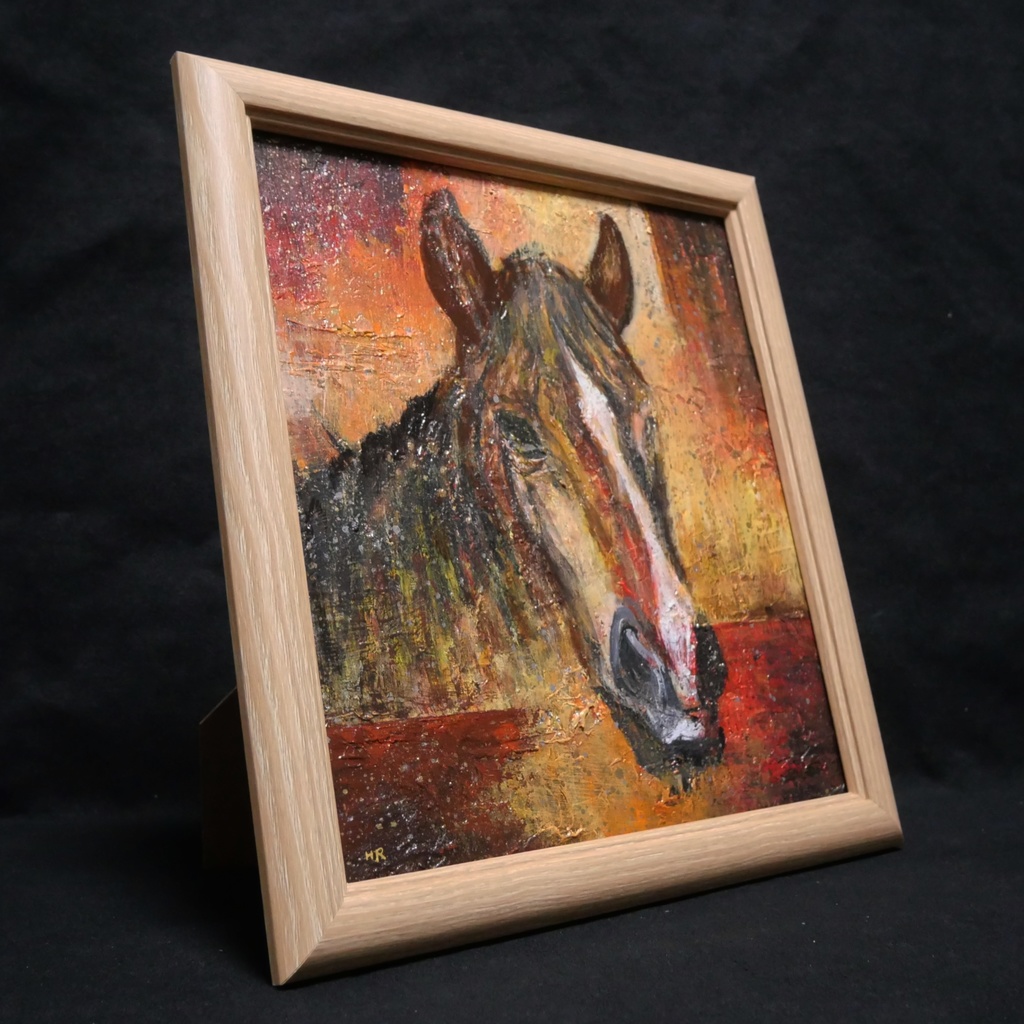 油絵 油彩 油彩画 絵 絵画 【午年】