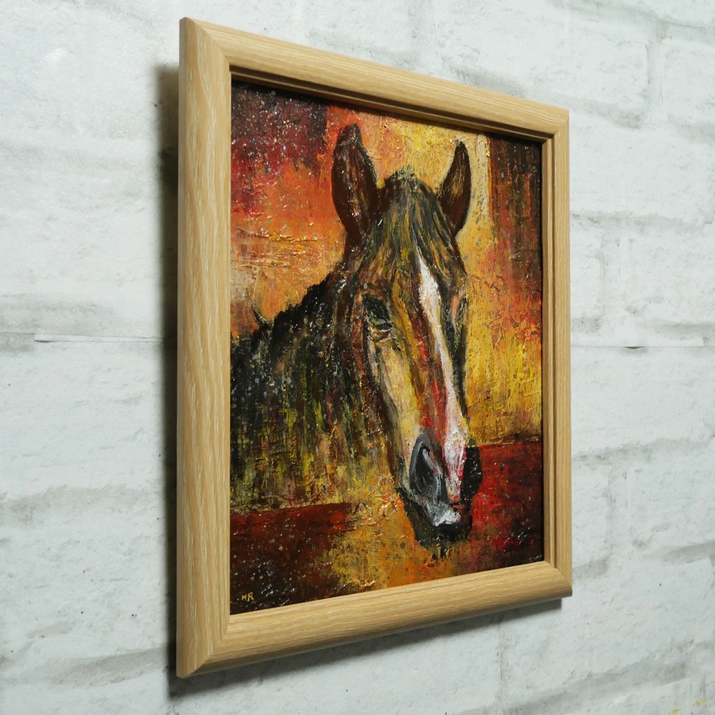 油絵 油彩 油彩画 絵 絵画 【午年】