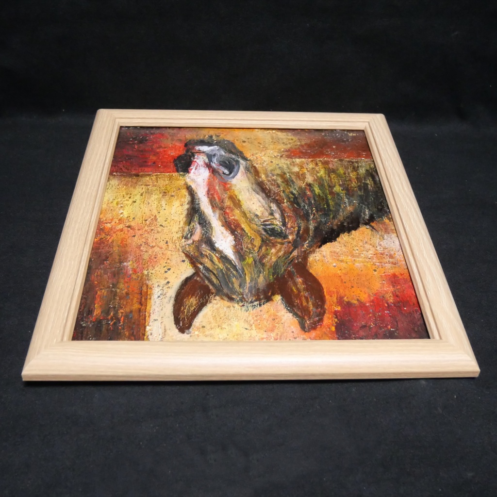 油絵 油彩 油彩画 絵 絵画 【午年】