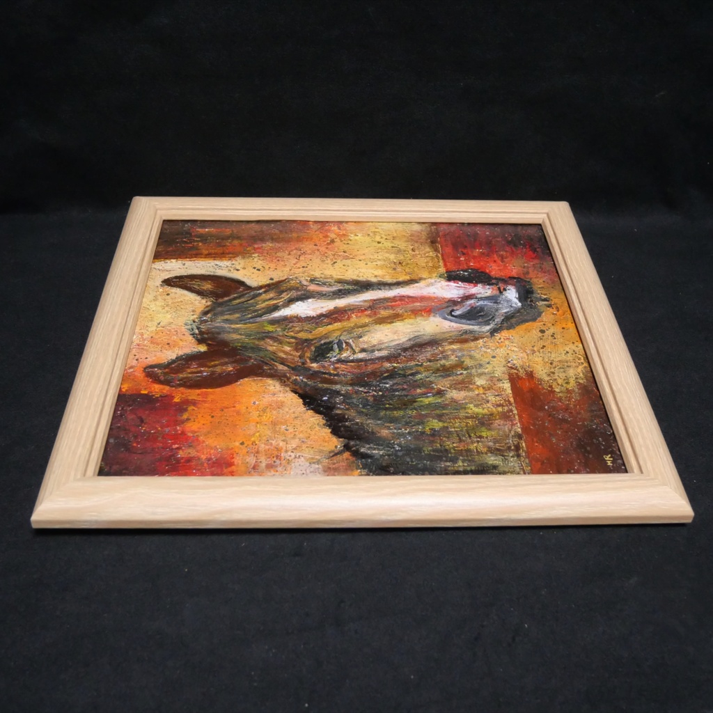 油絵 油彩 油彩画 絵 絵画 【午年】