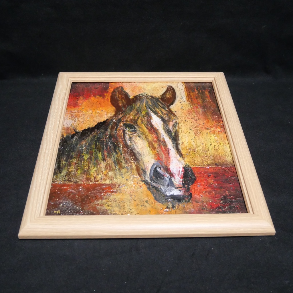 油絵 油彩 油彩画 絵 絵画 【午年】