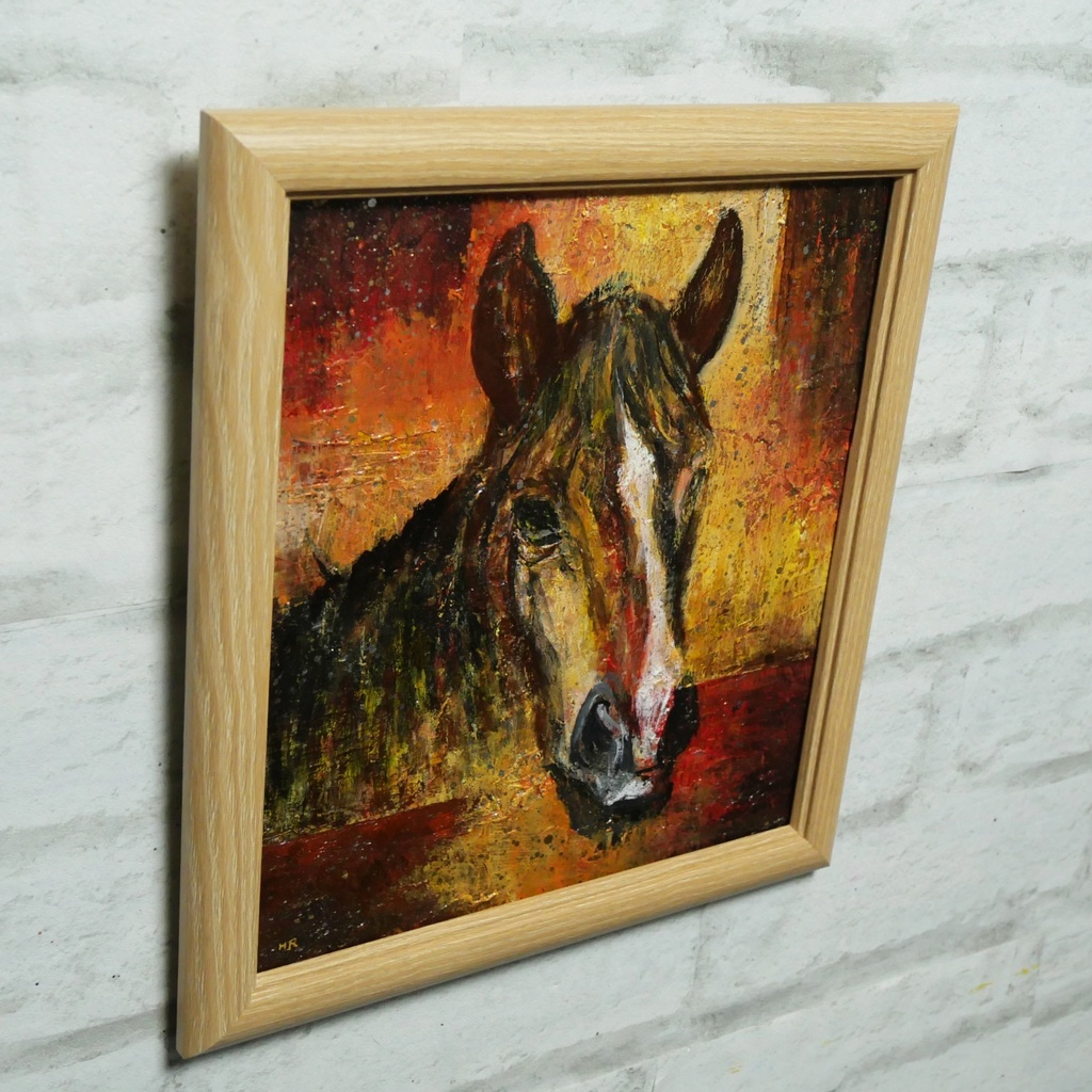 油絵 油彩 油彩画 絵 絵画 【午年】