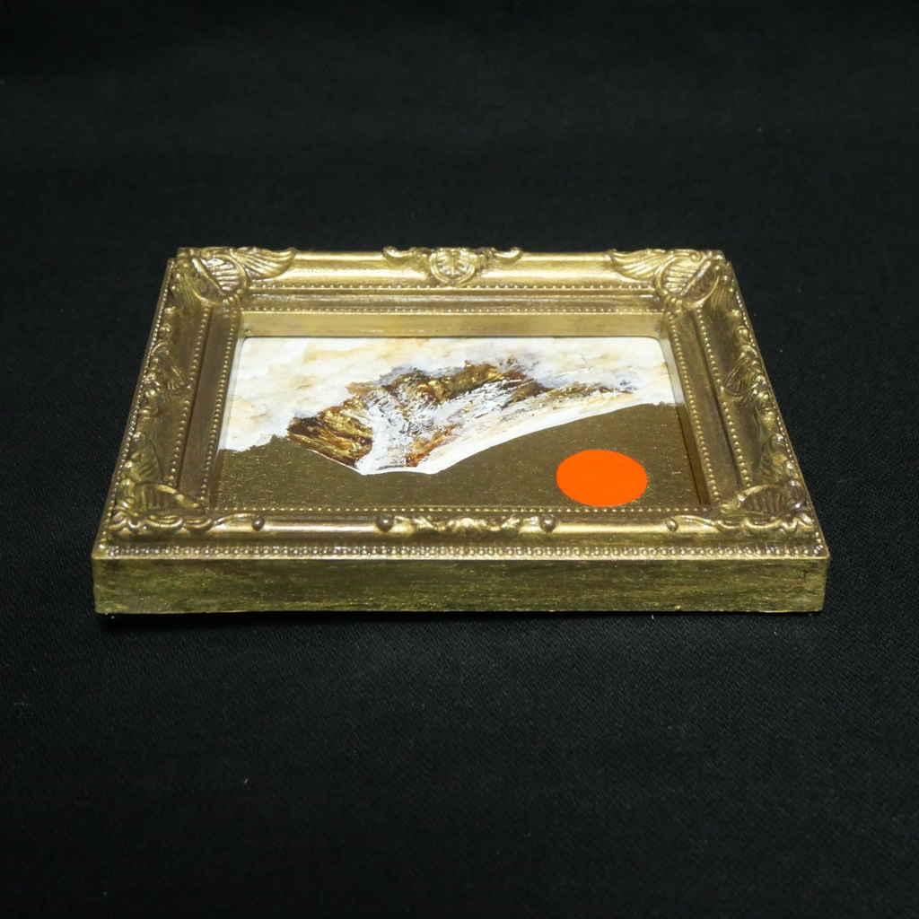 油絵 油彩 油彩画 絵 絵画 ミニ絵画 【黄金富士】