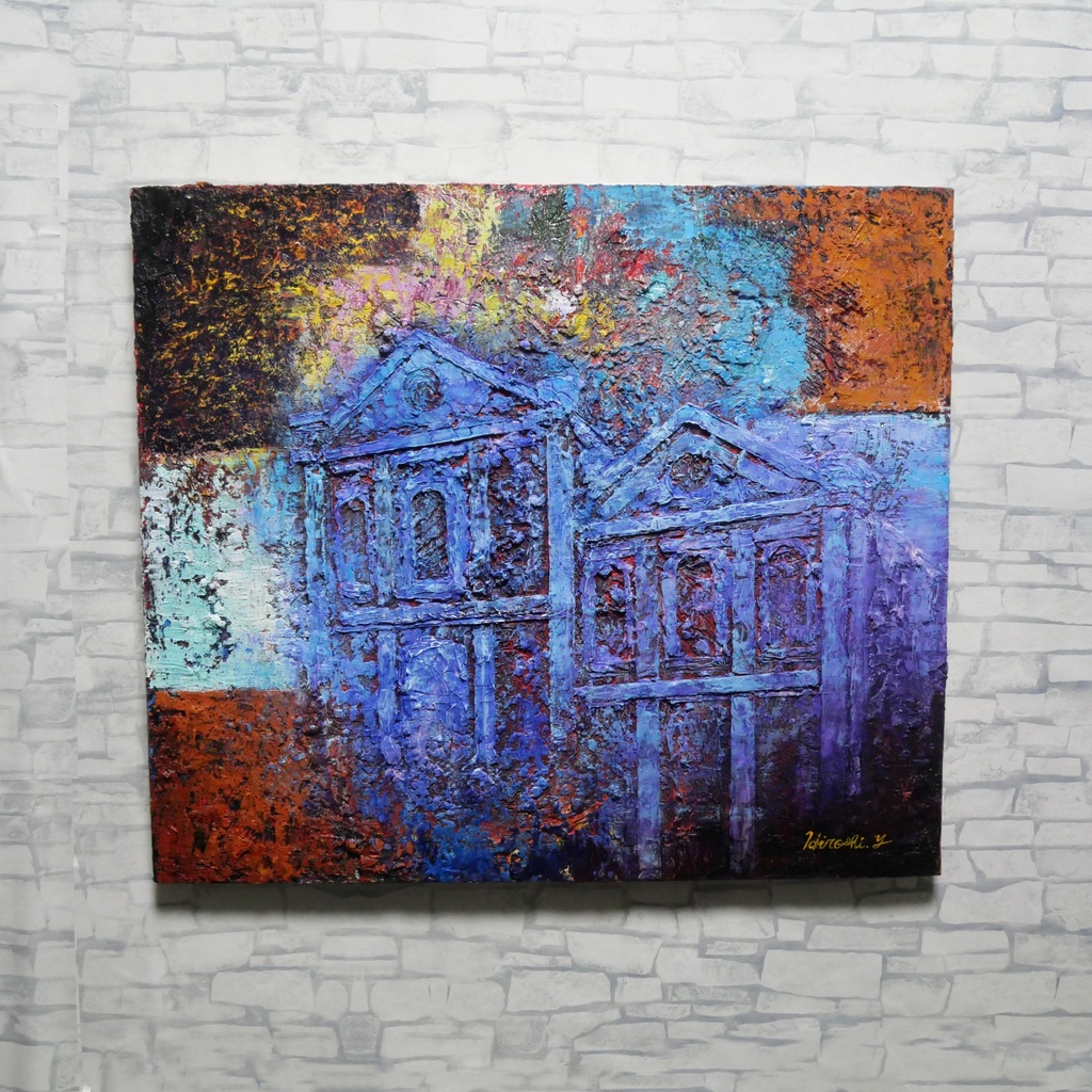 油絵 油彩 油彩画 絵 絵画 【まぼろし】