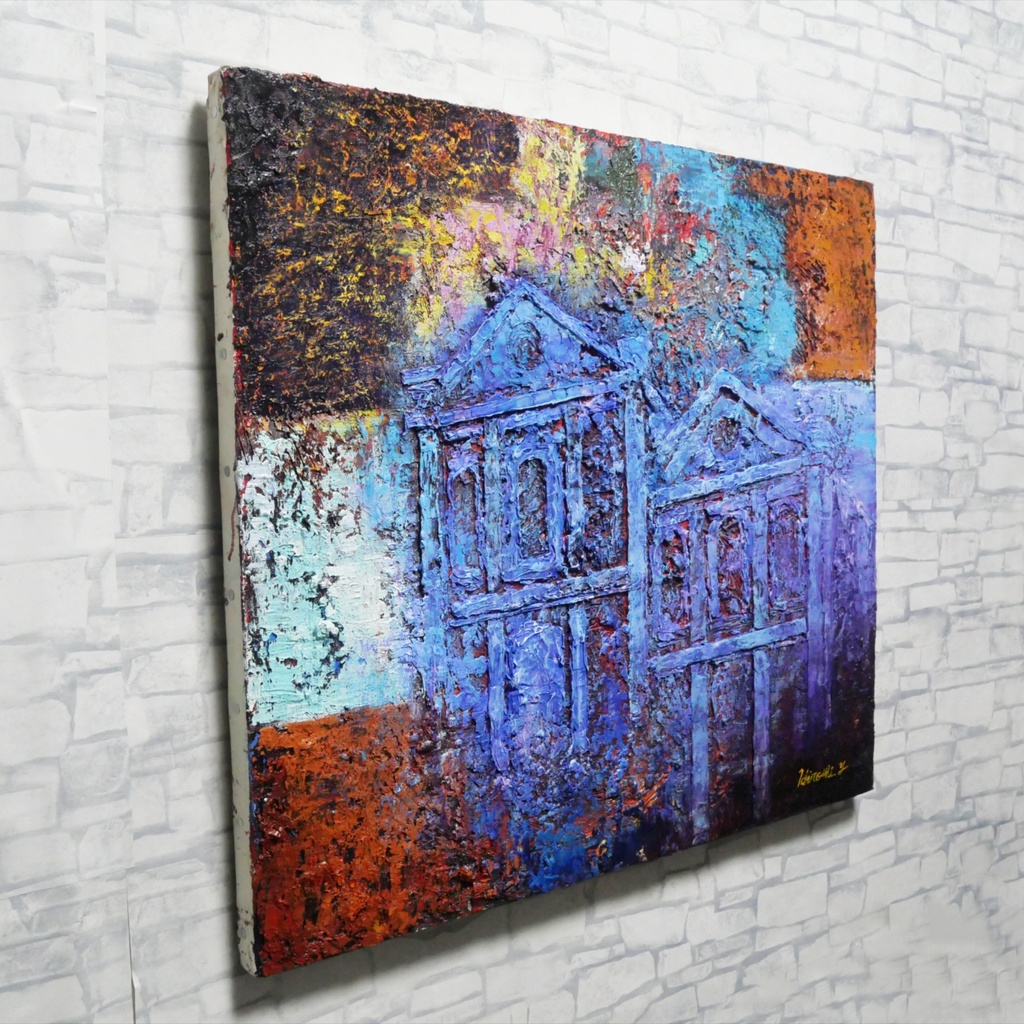 油絵 油彩 油彩画 絵 絵画 【まぼろし】