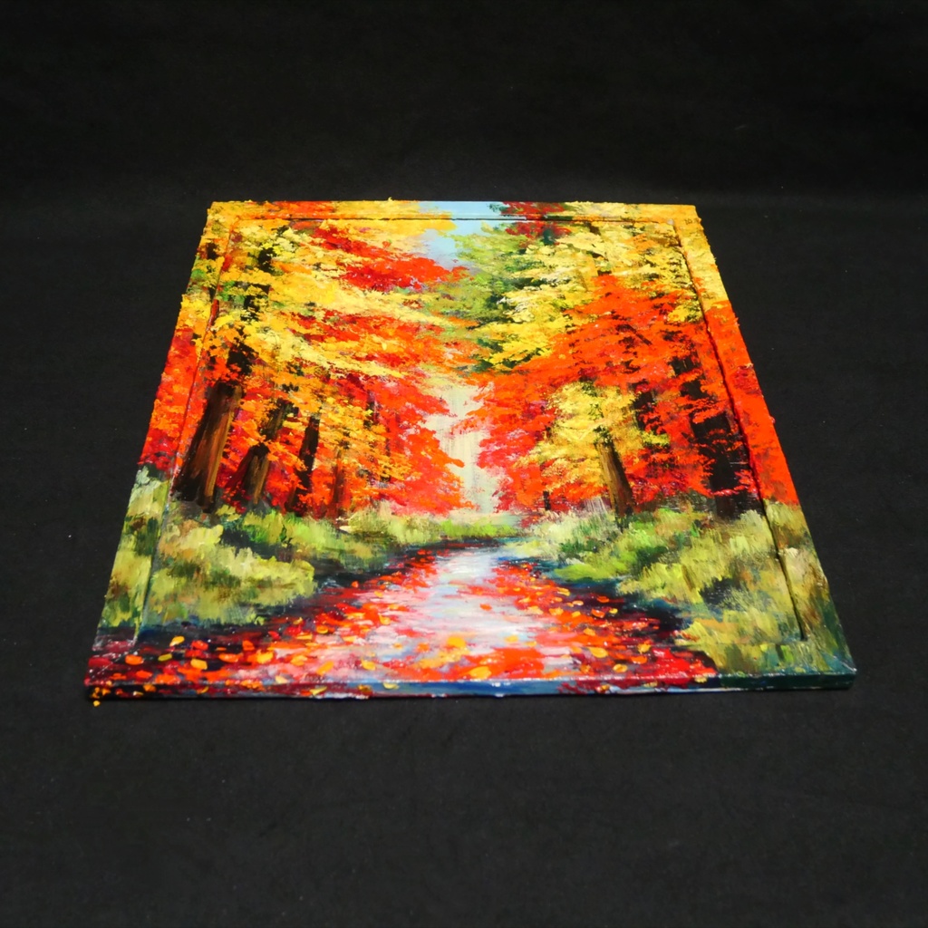 油絵 油彩 油彩画 絵 絵画【巡る季節】