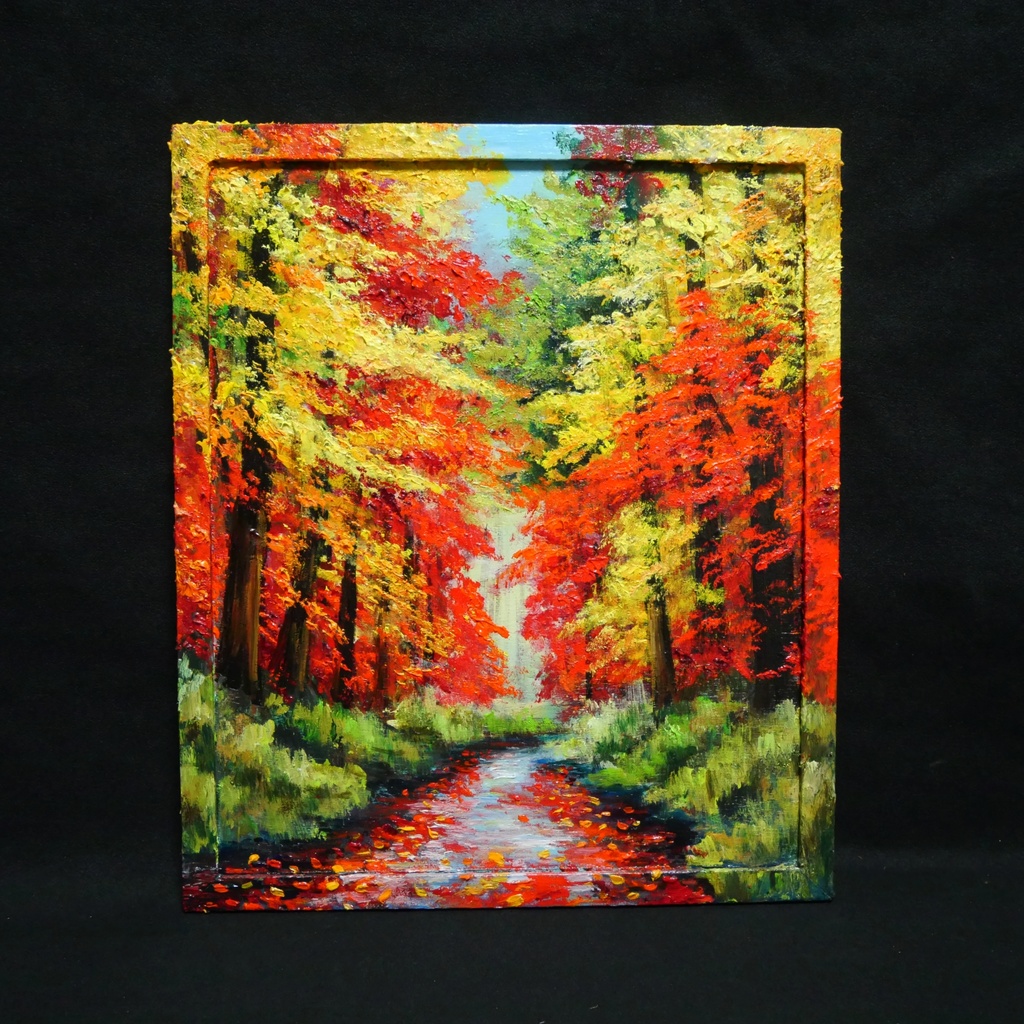 油絵 油彩 油彩画 絵 絵画【巡る季節】