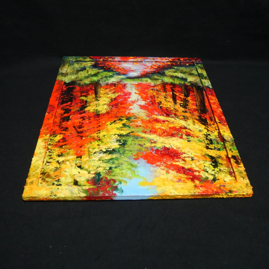 油絵 油彩 油彩画 絵 絵画【巡る季節】