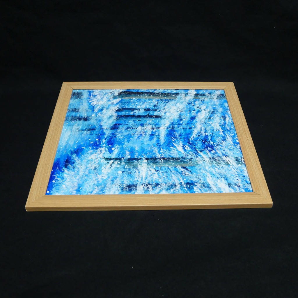 油絵 油彩 油彩画 絵 絵画【凍てつく時間】