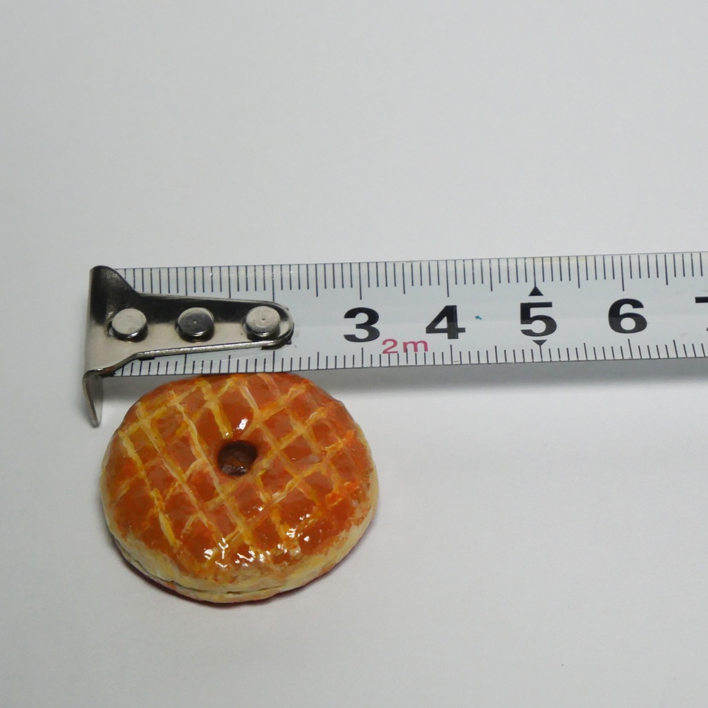 【油絵】小さくて可愛い まるでお菓子箱ドーナツの油絵セット 24個