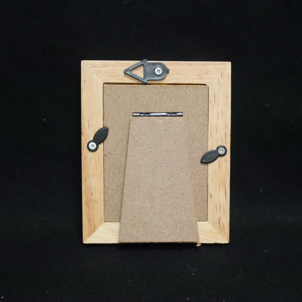 一点物【クリームソーダ】油絵 原画|手のひらサイズのミニ絵画 木製フレーム付