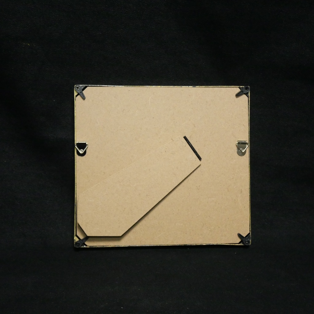 油絵 ミニ色紙絵画【黄金富士山】原画・一点物(インテリア、プレゼントにも)