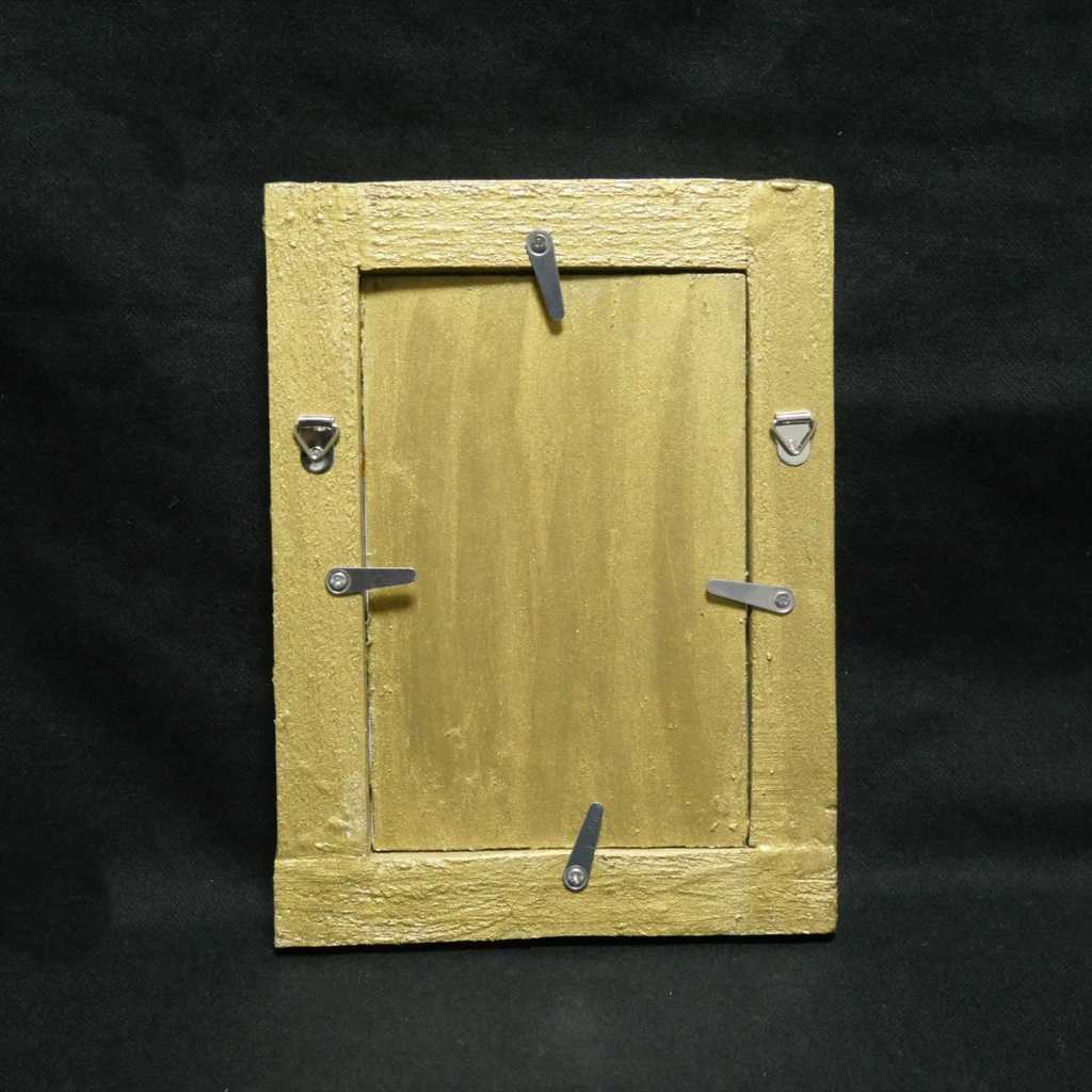 油絵|癒しのミモザ。春を彩るミニ絵画(原画・油彩)プチギフトにも