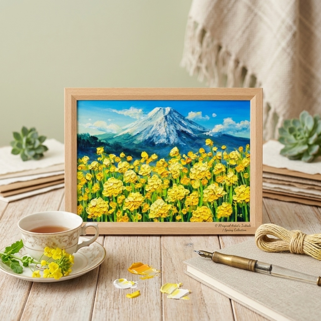 【一点物】黄金の夜明け 〜希望の息吹〜｜油絵 絵画 原画 インテリア 風景画　モダンインテリア・新築祝い・開店祝いにも