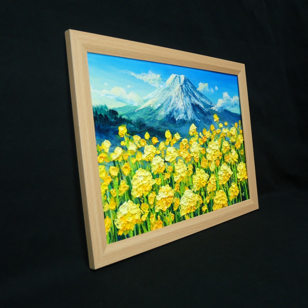 【一点物】黄金の夜明け 〜希望の息吹〜|油絵 絵画 原画 インテリア 風景画 モダンインテリア・新築祝い・開店祝いにも