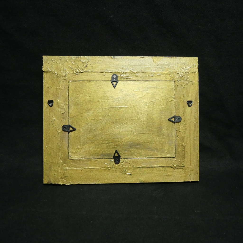 油絵「ご褒美の、その先へ」 立体アート 絵画 原画 肉筆 油彩画 カフェ風インテリア