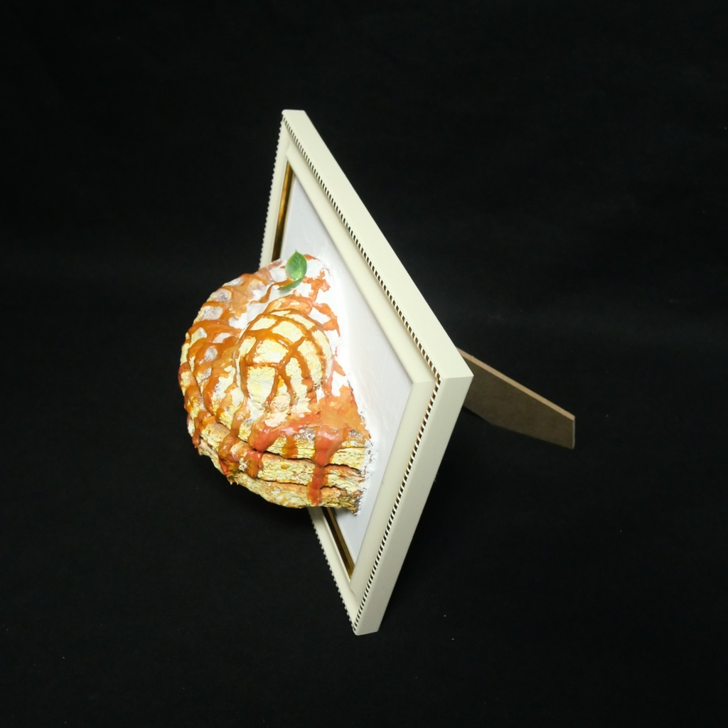 【立体油絵】『至福のプレリュード』3D絵画アート・インテリア・秋スイーツ