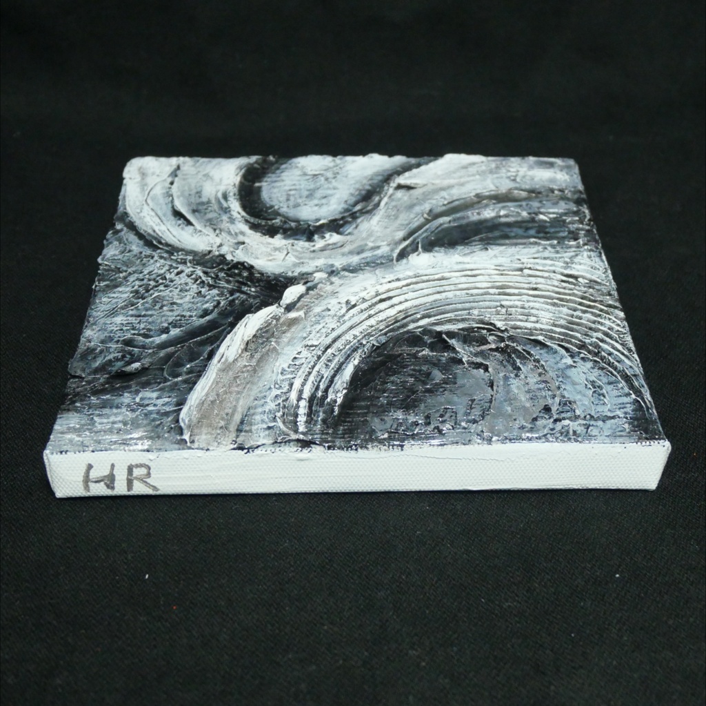 【原画】『静寂の象徴』抽象画・テクスチャーアート・油絵(壁掛けアートパネル・インテリア)