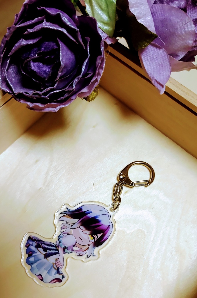創作【薔薇と舞踏会シリーズ】アクリルキーホルダーVer.01ミラ