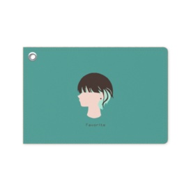 ショート×インナーカラーのパスケース