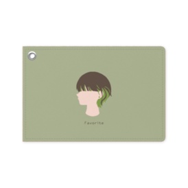 ショート×インナーカラーのパスケース