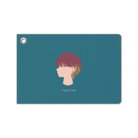 ショート×インナーカラーのパスケース