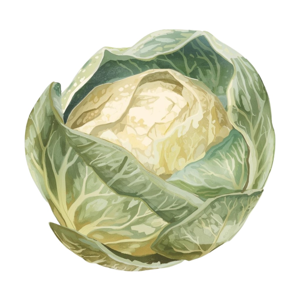 水彩風 野菜シリーズ イラストセット(全10種)|アンティーク調・可愛いクリップアート(PNG)