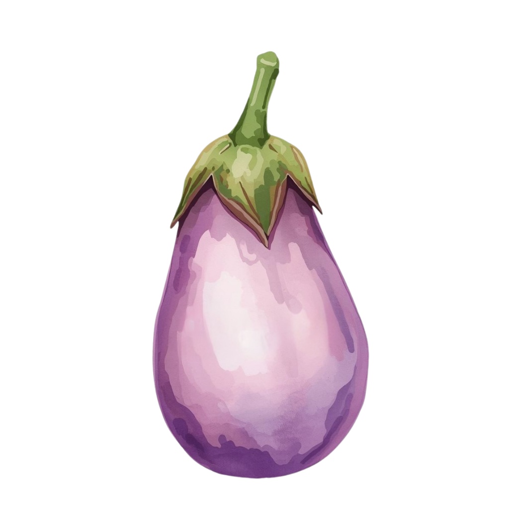 水彩風 野菜シリーズ イラストセット(全10種)|アンティーク調・可愛いクリップアート(PNG)