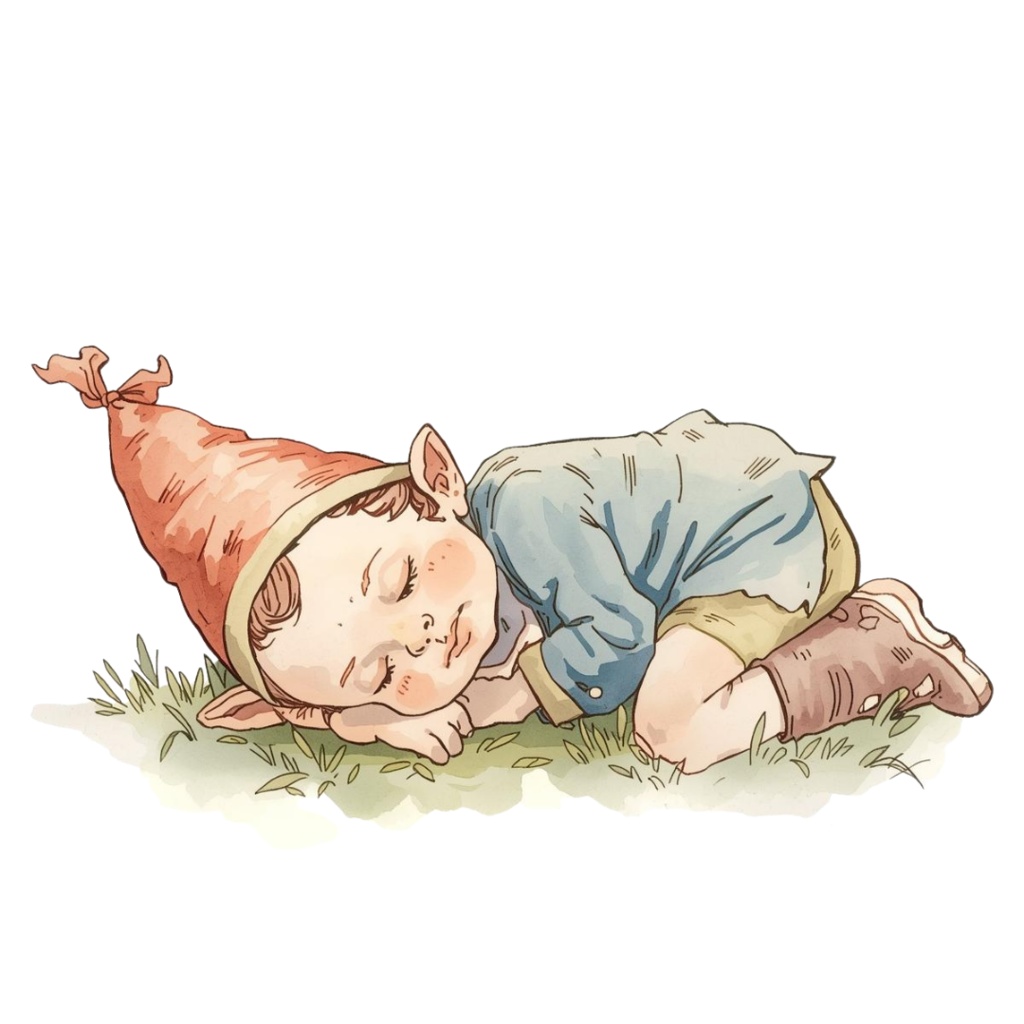 水彩風 森や草木の妖精シリーズ イラストセット(全10種)|アンティーク調・可愛い森の妖精クリップアート(PNG)