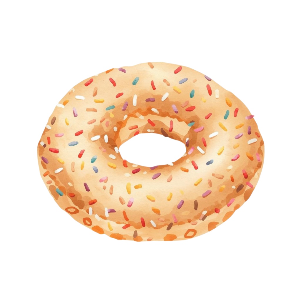 水彩風 パンシリーズ イラストセット(全12種)|アンティーク調・可愛いベーカリークリップアート(PNG)