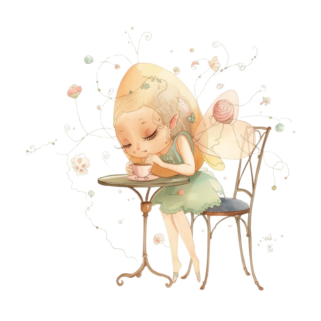 「ゆで卵の妖精」水彩クリップアートシリーズ(全8種)