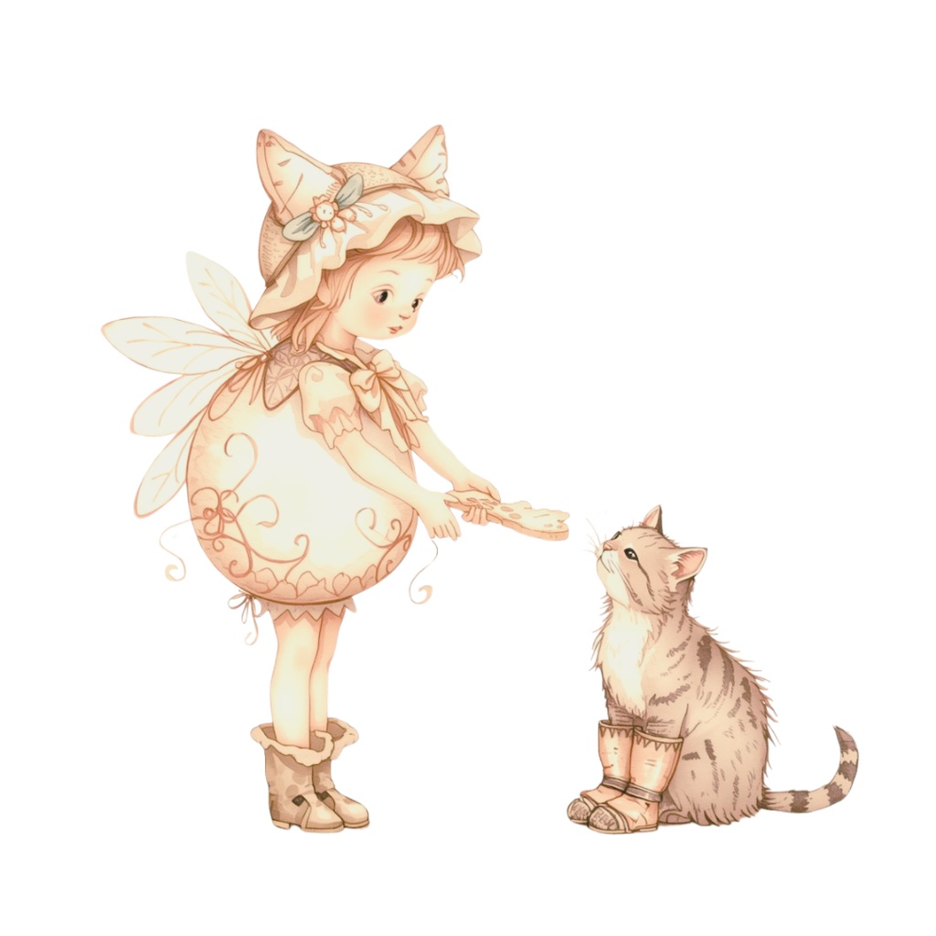 「ゆで卵の妖精」水彩クリップアートシリーズ(全8種)