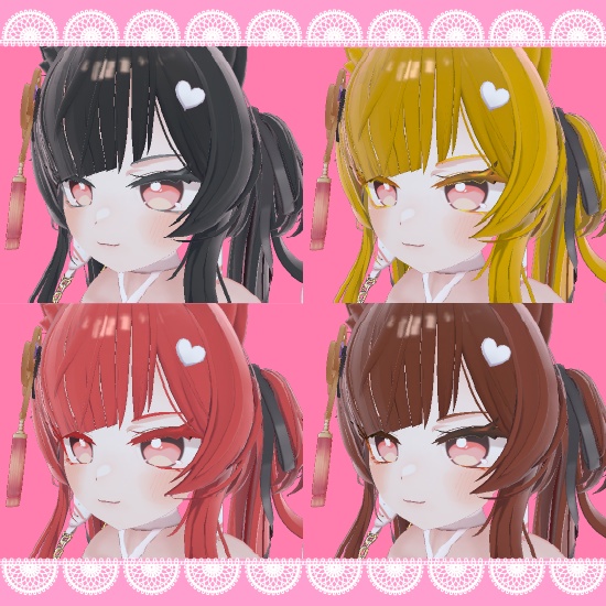 イチゴ用 眉・まつげカラーマスク