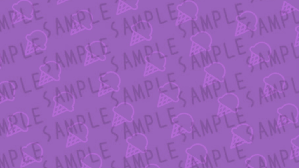 【無料配布】アイス柄の背景素材