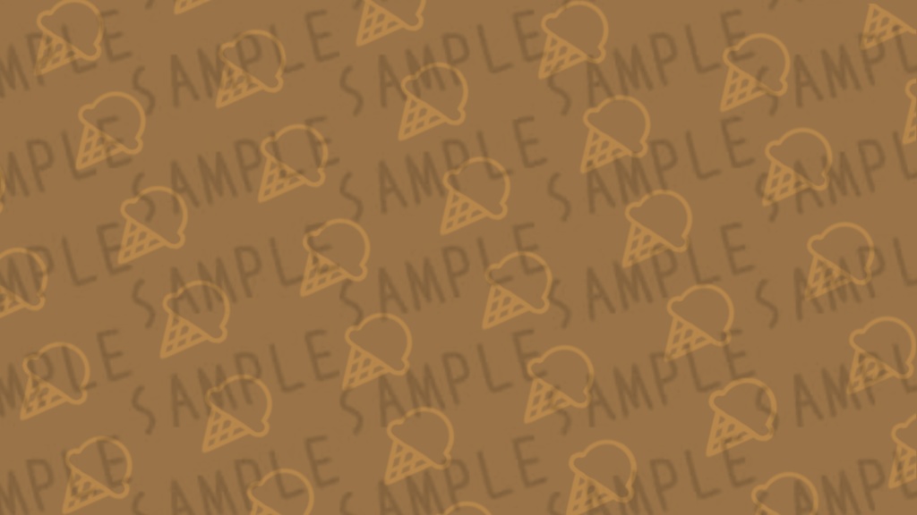 【無料配布】アイス柄の背景素材