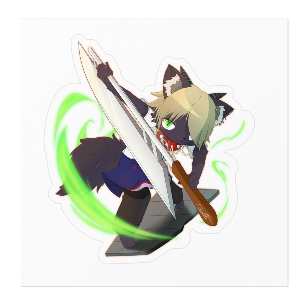 声音竜ぎるソシャゲ風ステッカー