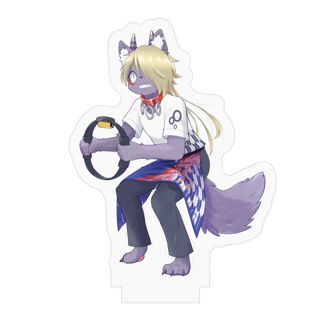 声音竜ぎるスクワットアクリルフィギュア