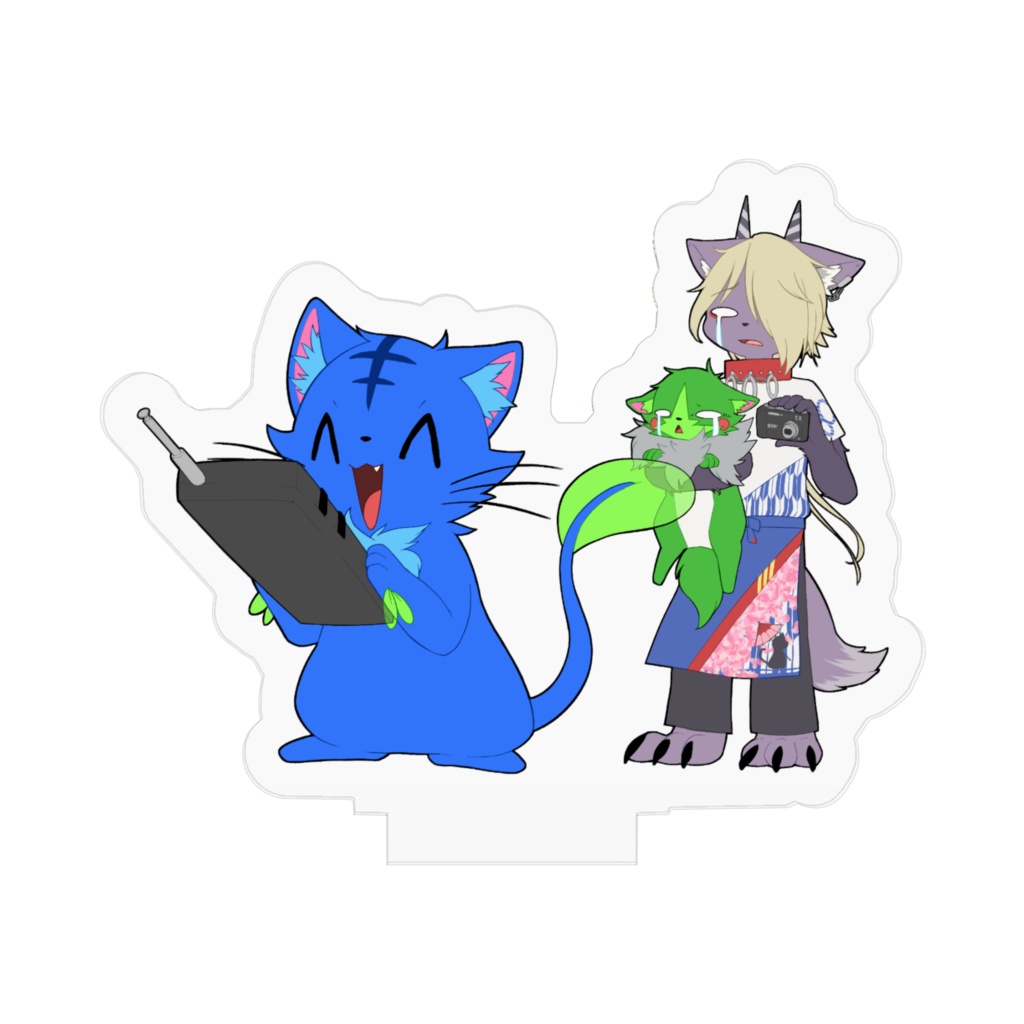 ぬめゲコぎるにゃのわくわく幽霊調査アクリルフィギュア