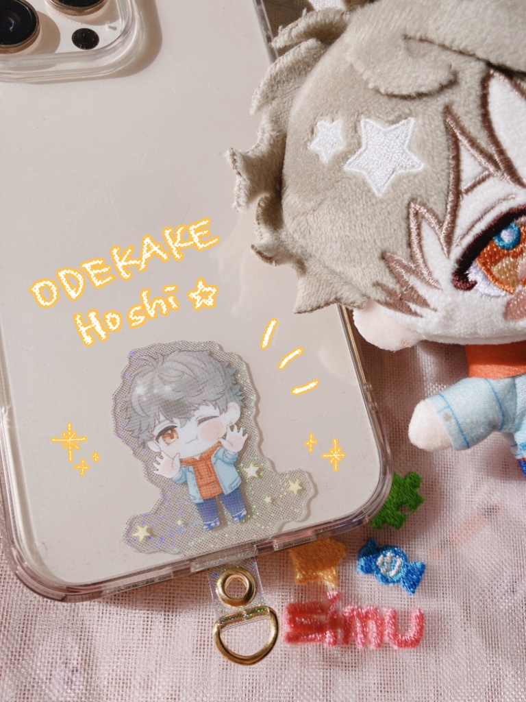 明星くんとおでかけスマホホルダー