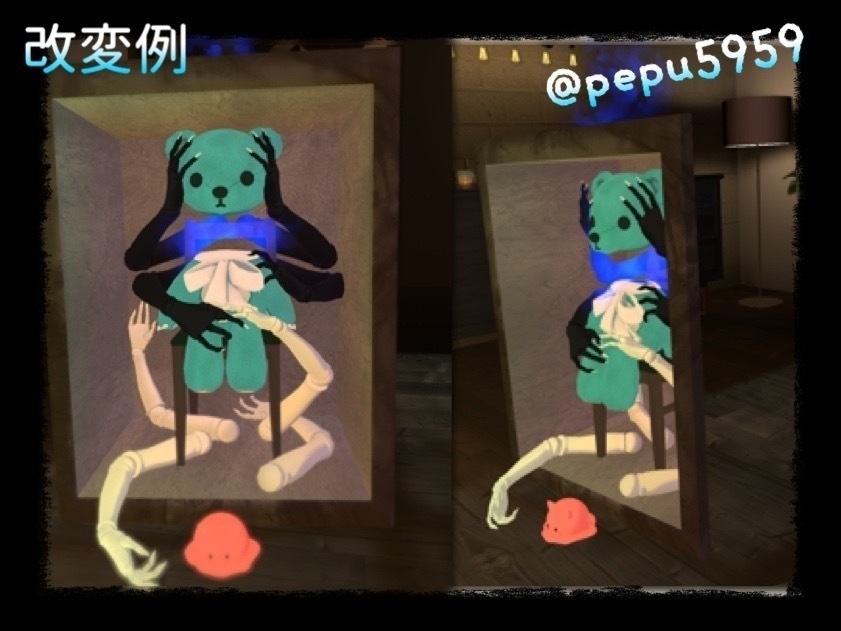 【アバター用ギミック付き】異空間絵画【MA対応】