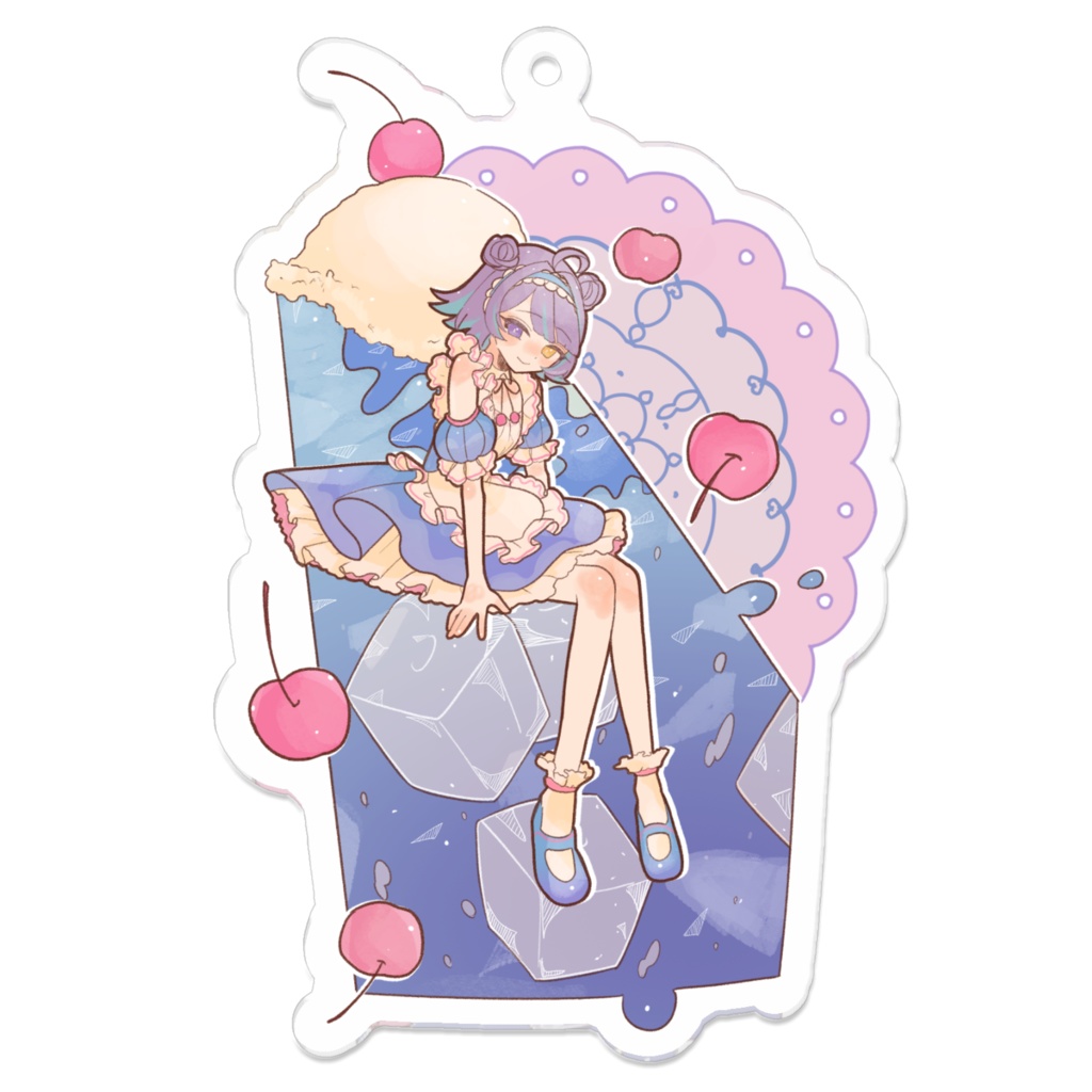 クリームソーダアクキー