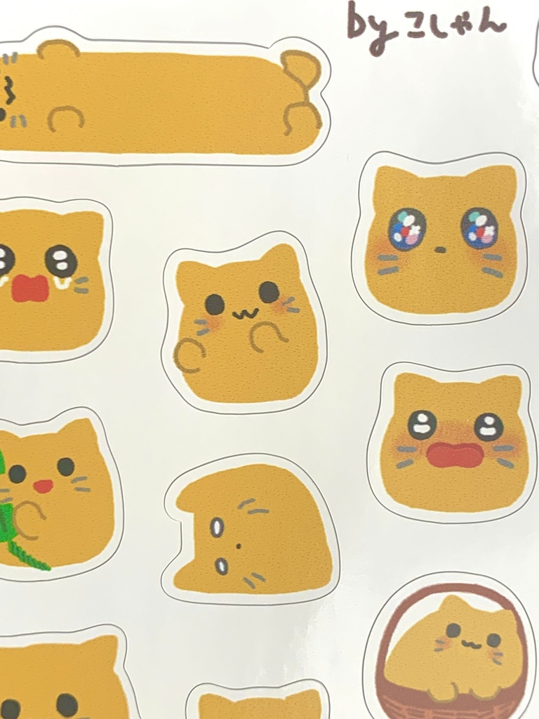 blobcat 刺繍ワッペンとシールのセット