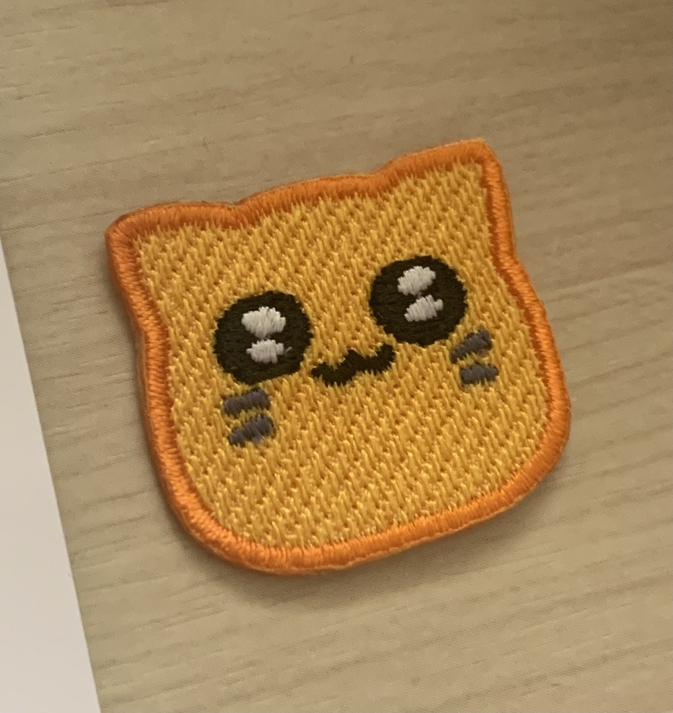 blobcat 刺繍ワッペンとシールのセット