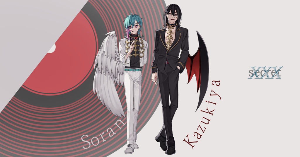 【Secret_xxx】動画公開記念グッズ【カズキ屋×天蘭】